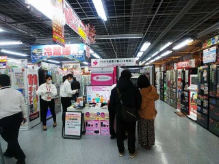 3月14日、15日家電量販店(町田)<br>販売促進イベント